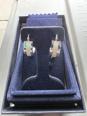 Stauer Mirantique Stainless Steel Earrings